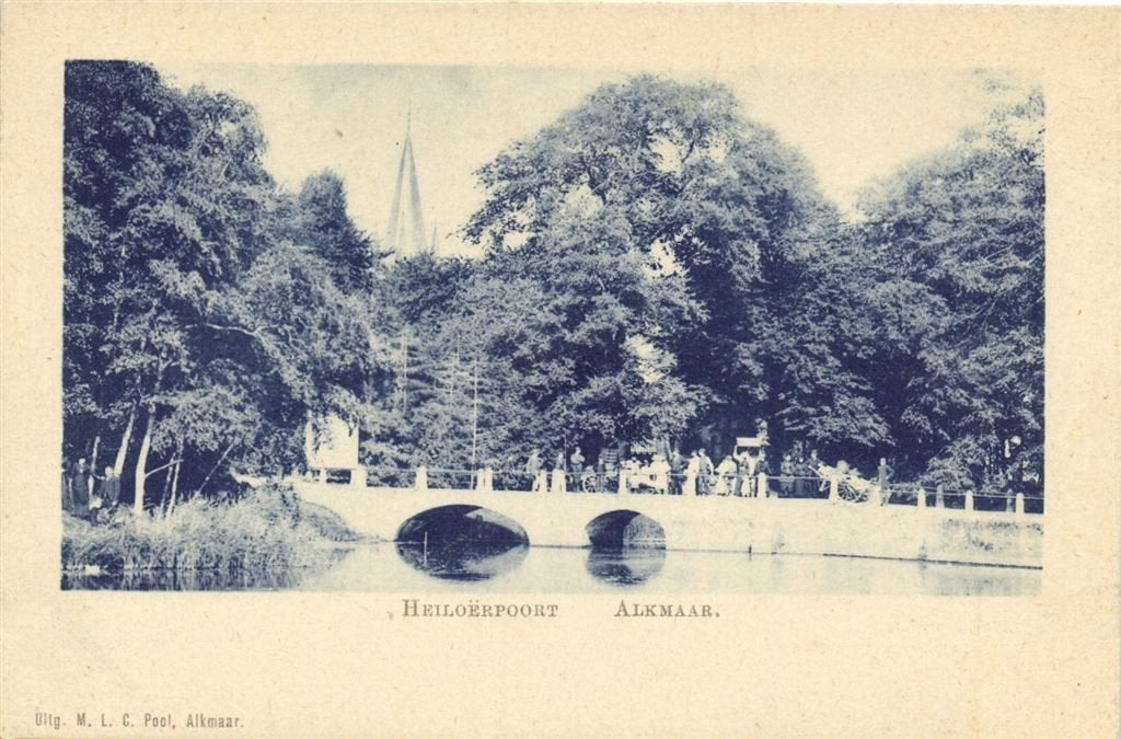 Heiloerpoort - Alkmaar. - M.L.C. Pool - ongelopen, Verzenden, Voor 1920, Ongelopen, Noord-Holland