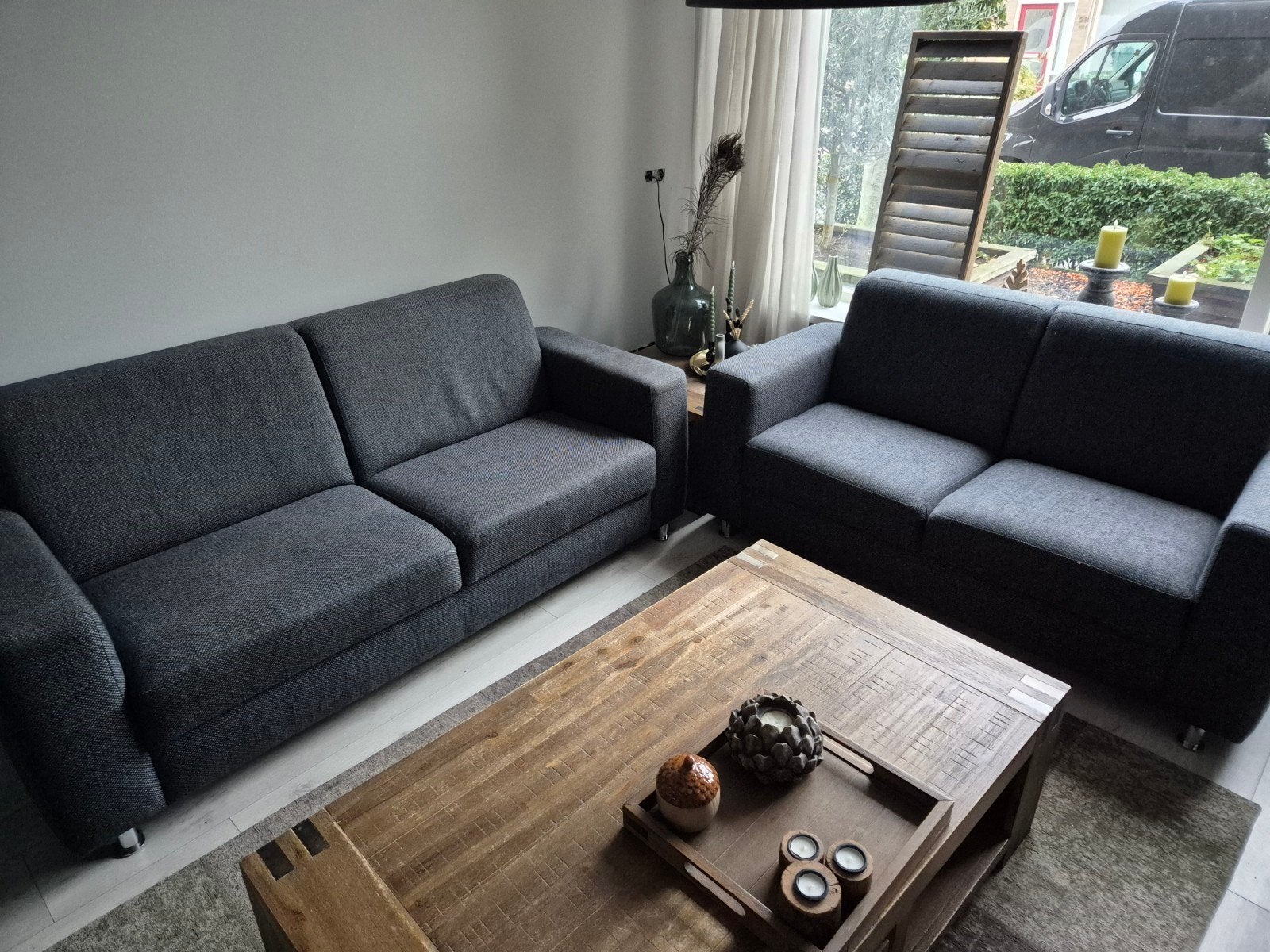 Salontafel bassano, Ophalen, Gebruikt, 100 tot 150 cm, Teakhout