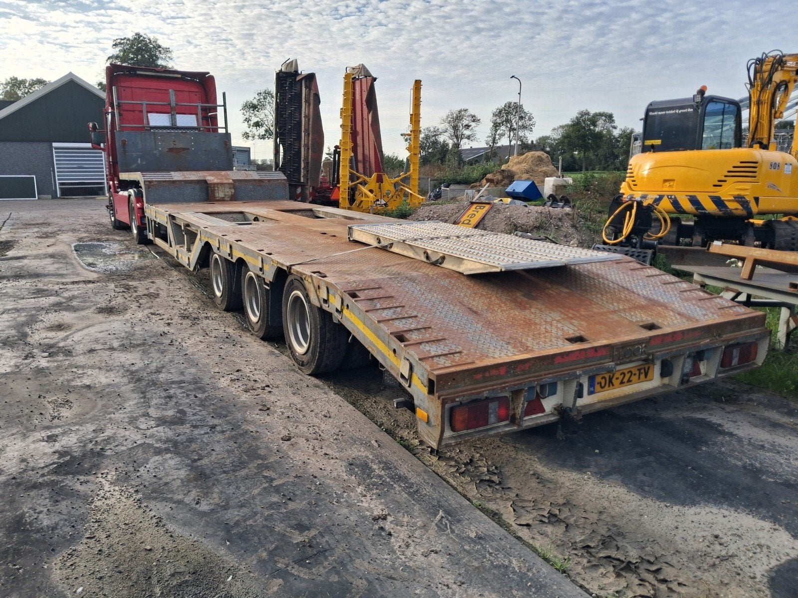 floor semi dieplader, Auto diversen, Ophalen, Gebruikt