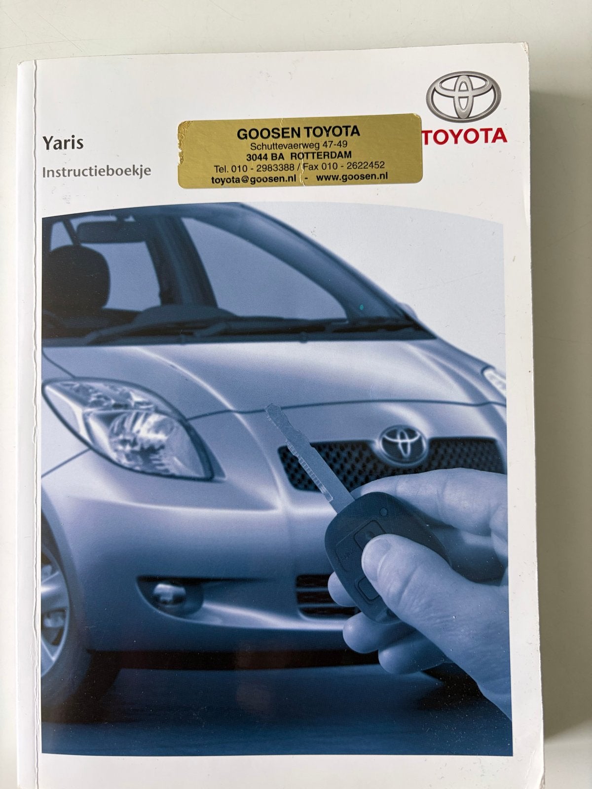 Toyota Yaris 2005-2010 Instructieboekje - Handleiding, Auto diversen, Handleidingen en Instructieboekjes, Ophalen of Verzenden