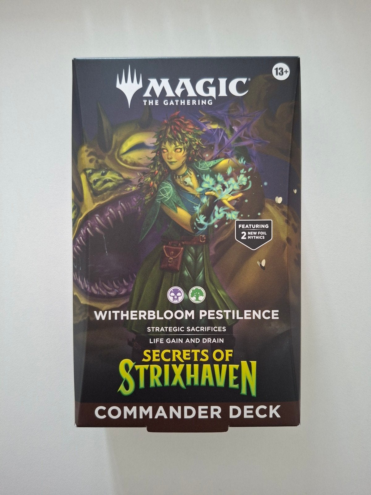 MTG Commander Deck: Witherbloom Pestilence (Nieuw), Hobby en Vrije tijd, Ophalen of Verzenden, Nieuw, Speeldeck