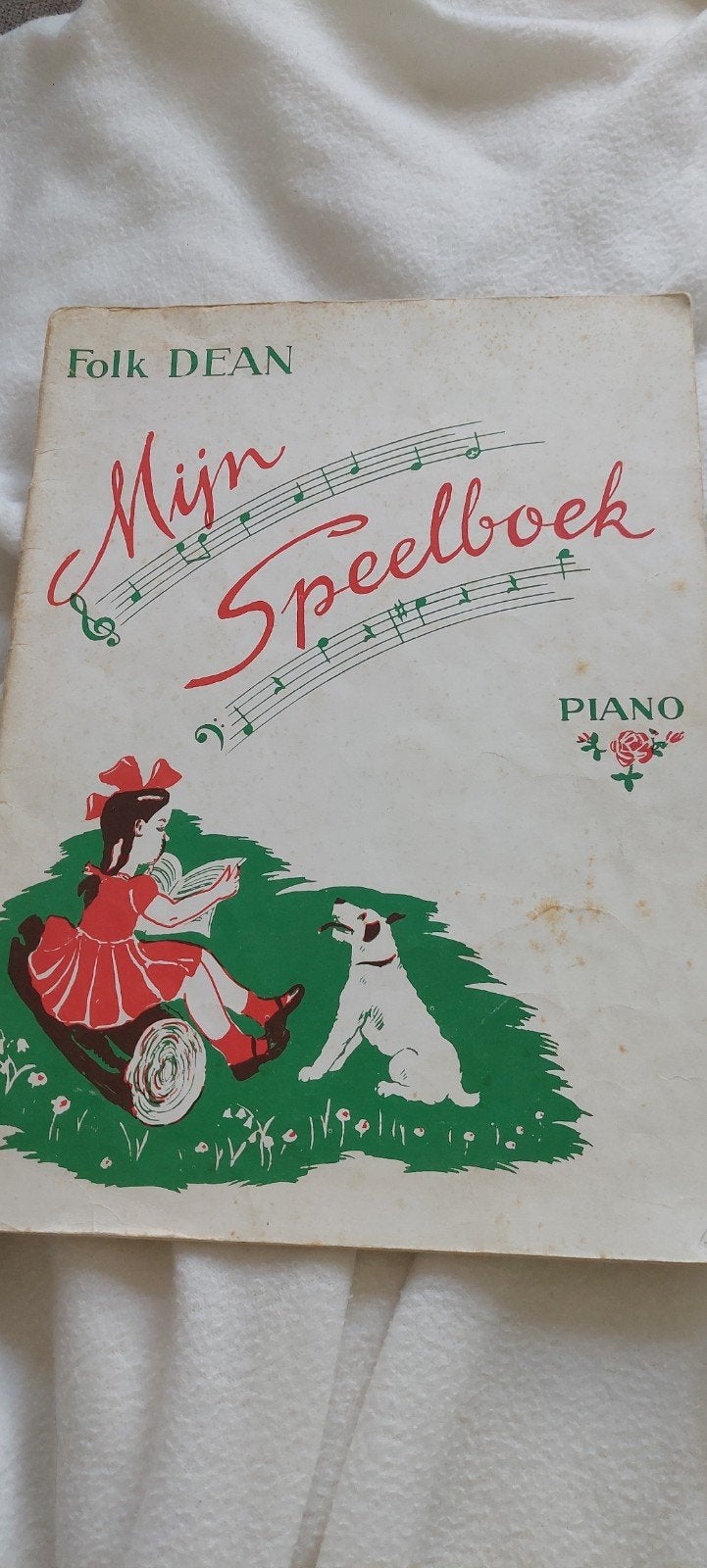 FOLK DEAN MIJN SPEELBOEK VOOR PIANO LES, Gebruikt, Overige genres, Les of Cursus, Ophalen of Verzenden