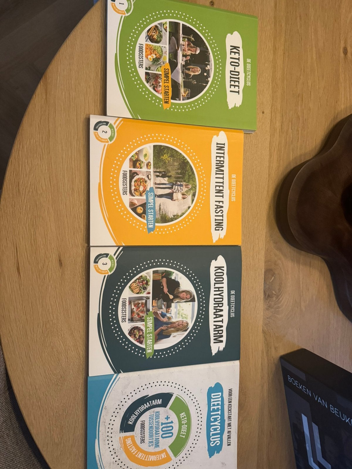 The Foodsisters dieetcyclus; 4 boeken!, Ophalen of Verzenden, Zo goed als nieuw, Dieet en Voeding