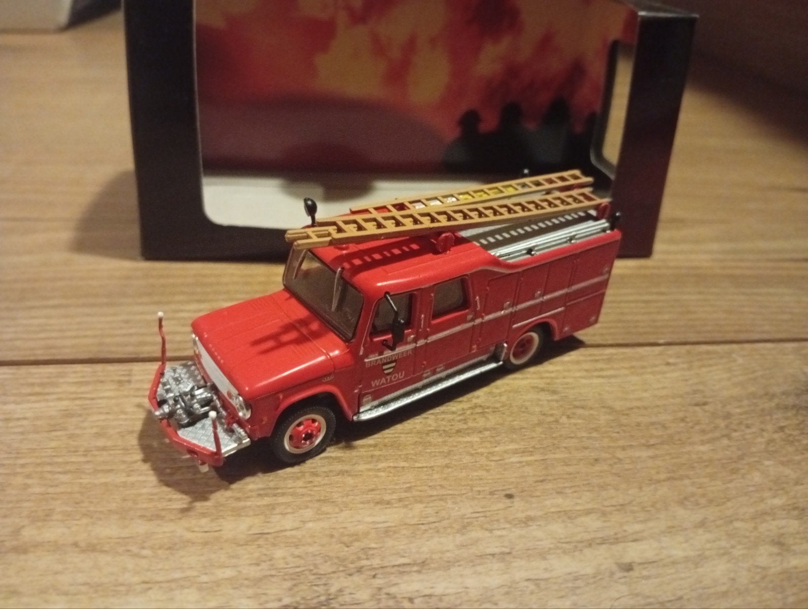 Atlas Brandweer Dodge D-500 1:50, Hobby en Vrije tijd, Ophalen of Verzenden, Zo goed als nieuw, Bus of Vrachtwagen, Overige merken
