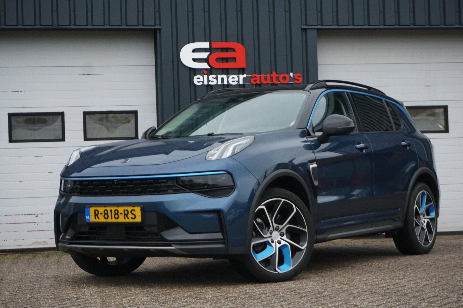 Lynk & Co 01 1.5 | TREKHAAK | PANO DAK | 360 CAMERA | CARPLA, Auto's, Stof, Met garantie (alle), Blauw, 120 €/maand