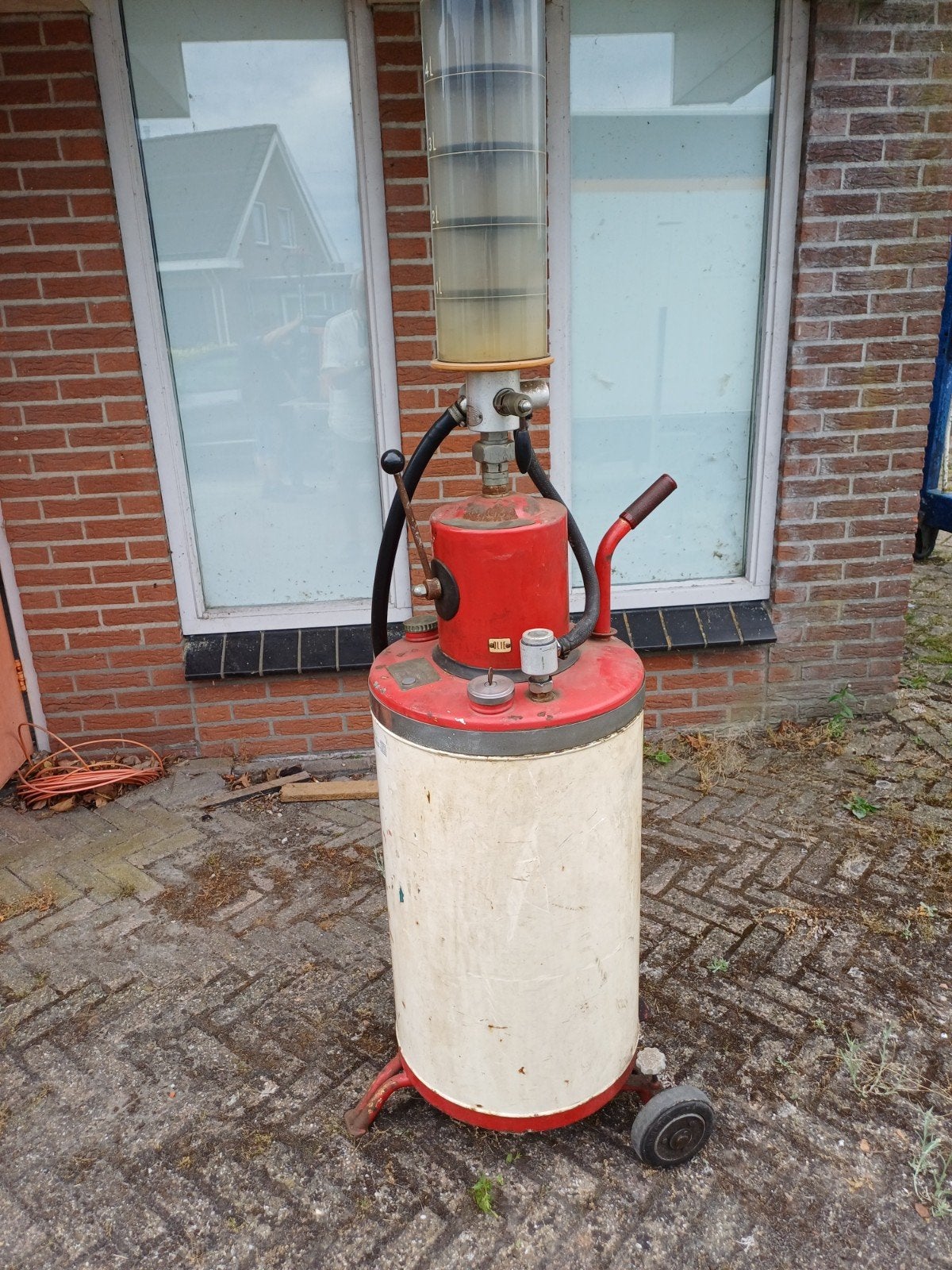 brommer benzienpomp mengsmering benzine pomp, Ophalen, Gebruikt, Overige merken