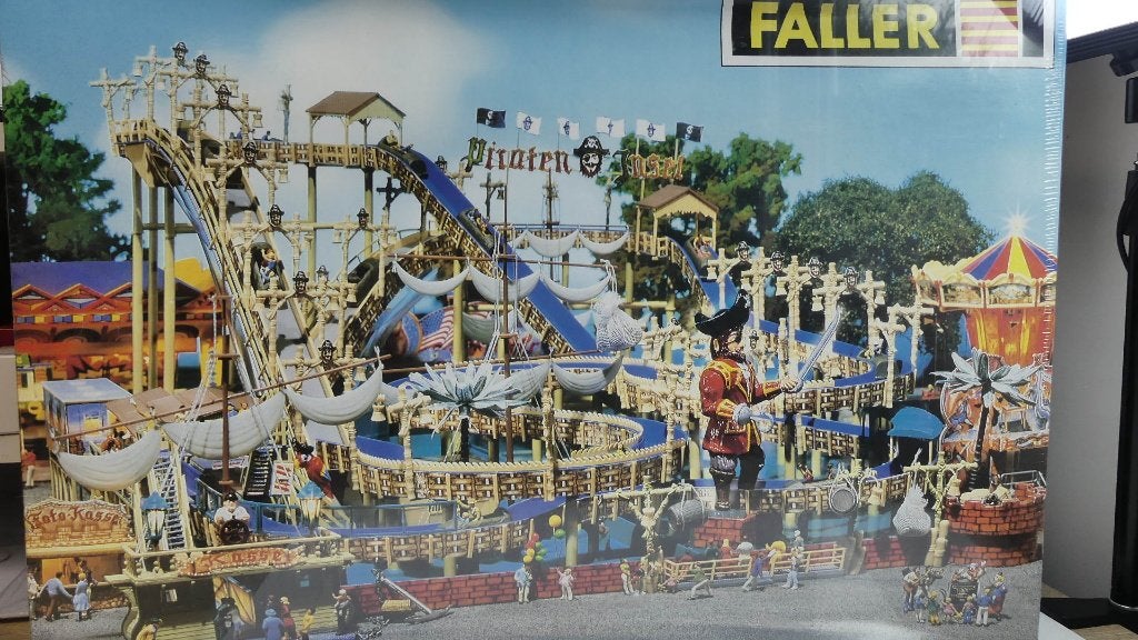 Faller H0 Wildwaterbaan Pirateneiland NIEUW ovp 430, Hobby en Vrije tijd, Overige merken, Brug, Tunnel of Gebouw, Nieuw, Ophalen of Verzenden