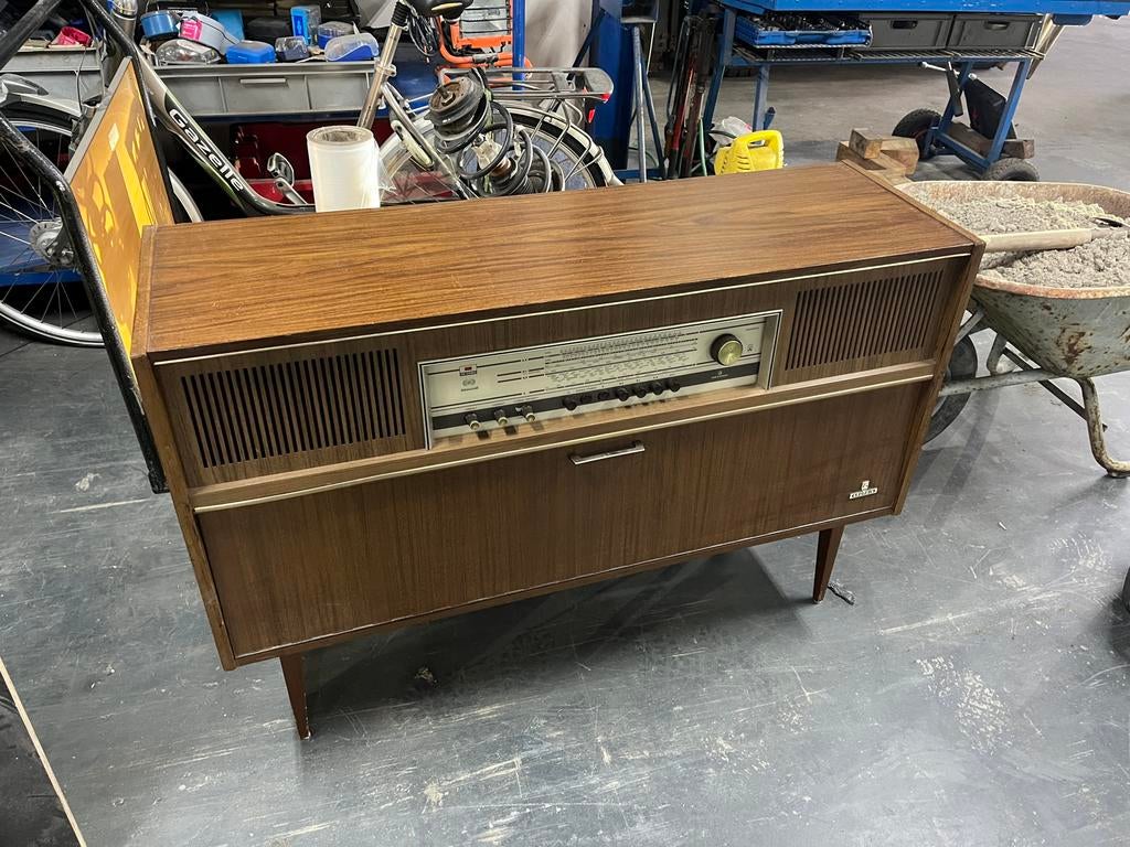 Grundig muziek kast, Audio, Tv en Foto, Radio's, Ophalen, Gebruikt, Radio