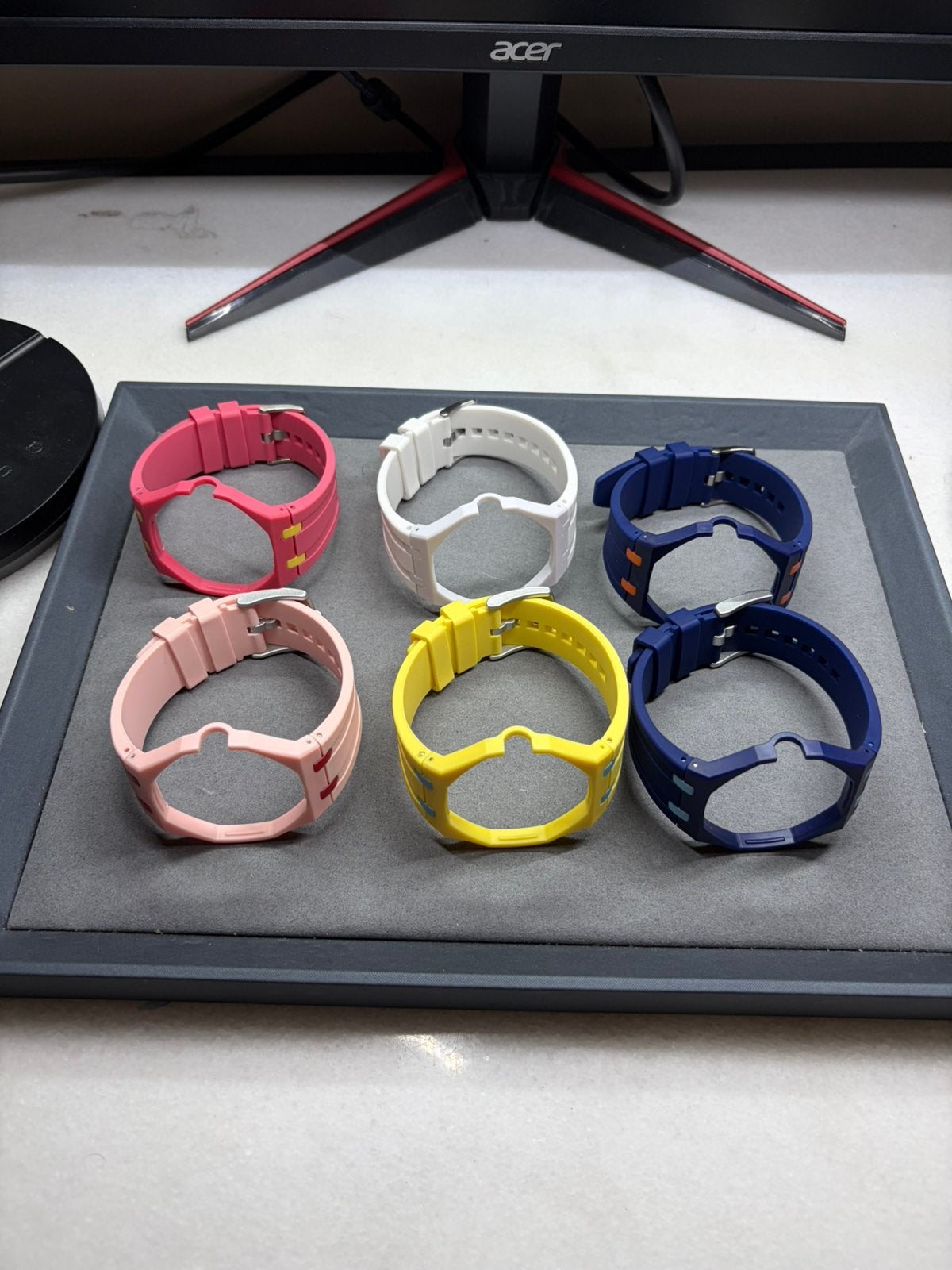 AP Swatch Case – kroon rechts, Ophalen of Verzenden, Zo goed als nieuw, Swatch