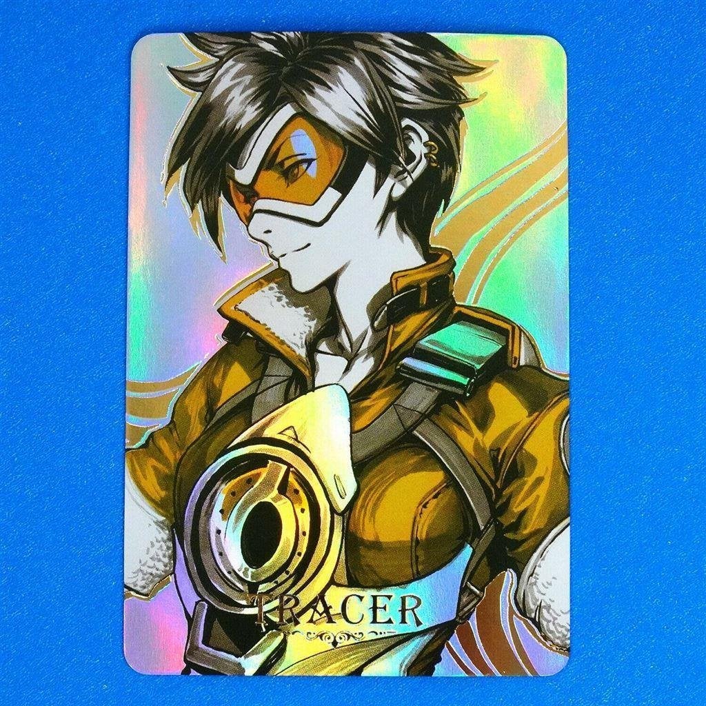 TRACER Overwatch Collectors Foil Holo Card, Verzenden, Kuifje, Nieuw, Beeldje of Figuurtje