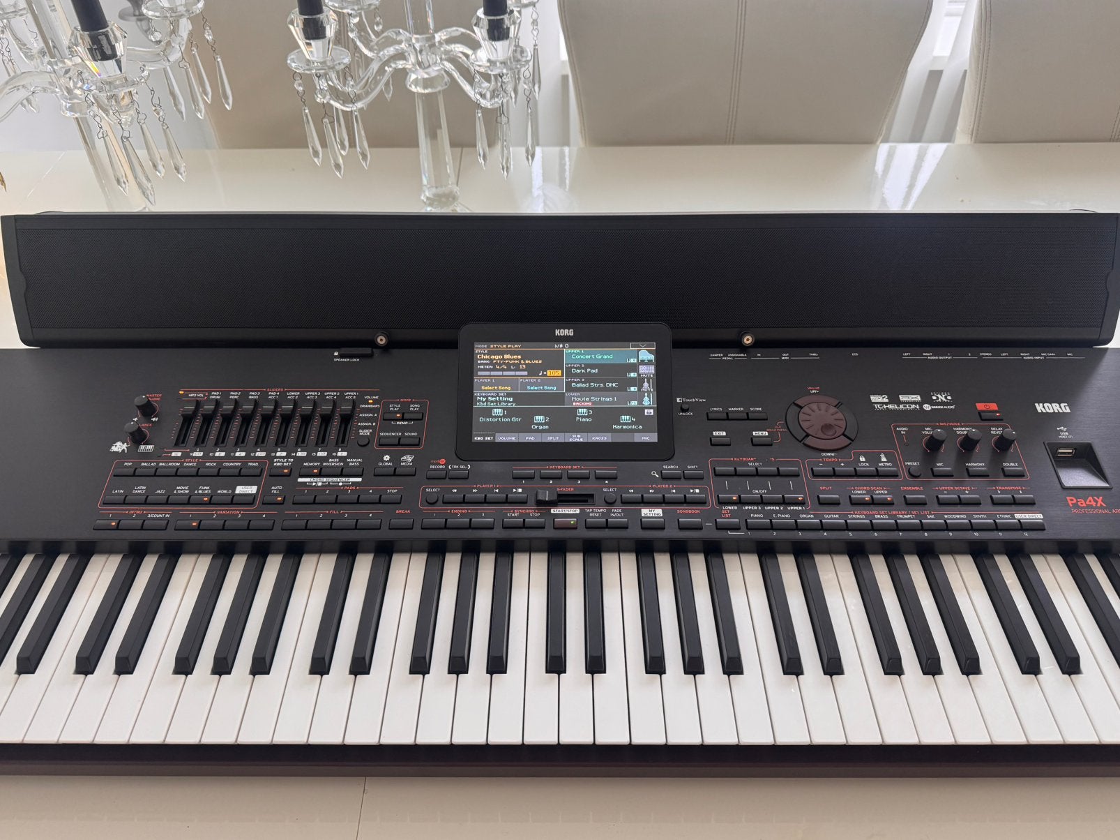 Korg pa4x 76 inclusief speaker en standaard, in nieuwe staat, Ophalen, Zo goed als nieuw, Korg