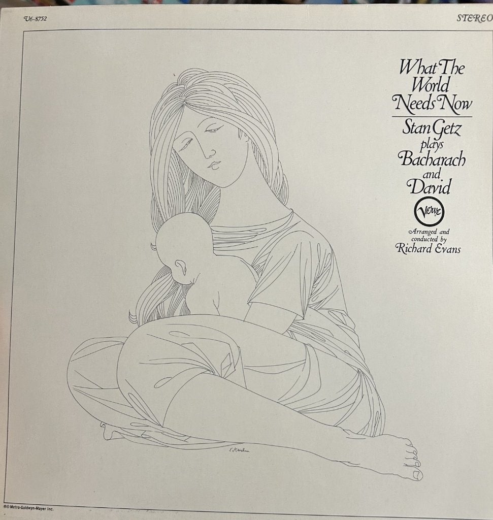 Stan Getz plays Bacharach and (lp) What the world needs now, Ophalen of Verzenden, Zo goed als nieuw, 12 inch, Jazz