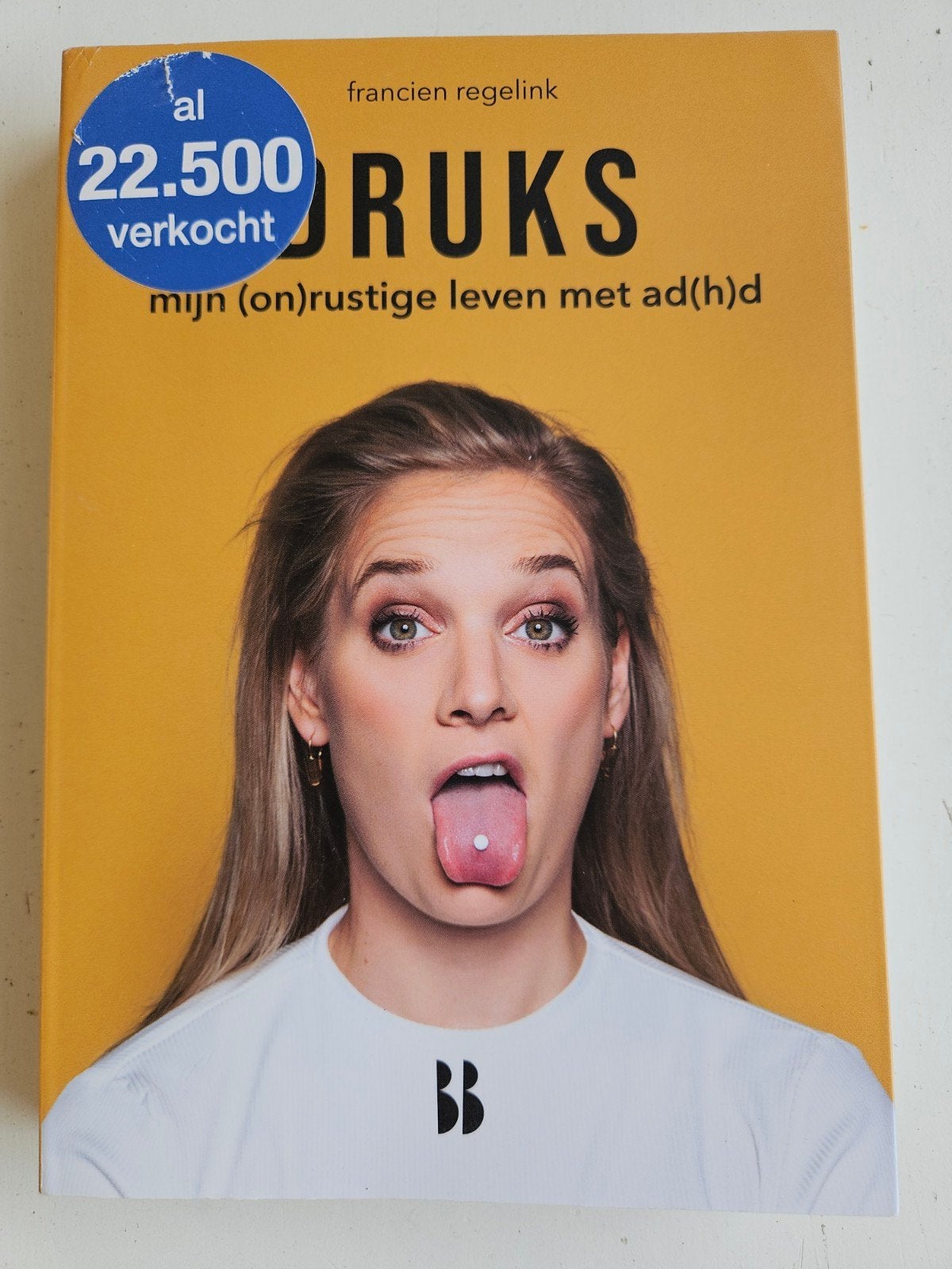 Boek Druks zgan, Boeken, Ophalen, Overige, Francien Regelink, Zo goed als nieuw