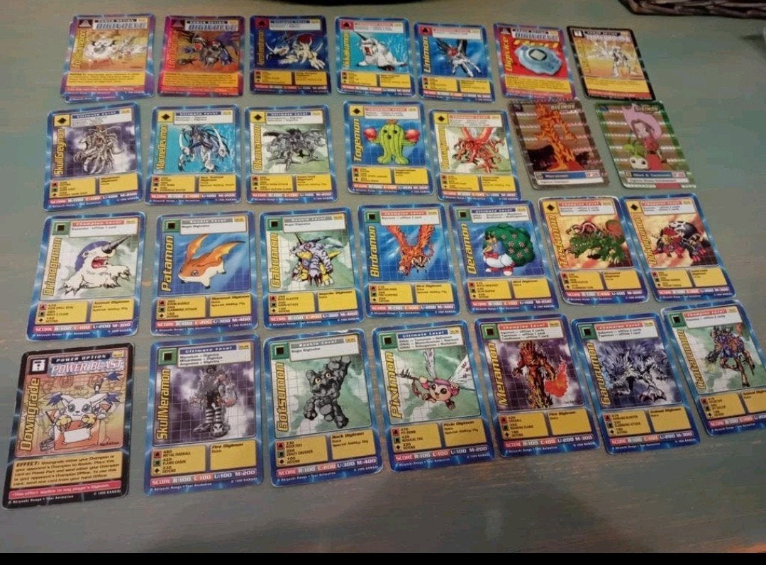 Digimon kaarten, Ophalen, Zo goed als nieuw, Meerdere kaarten