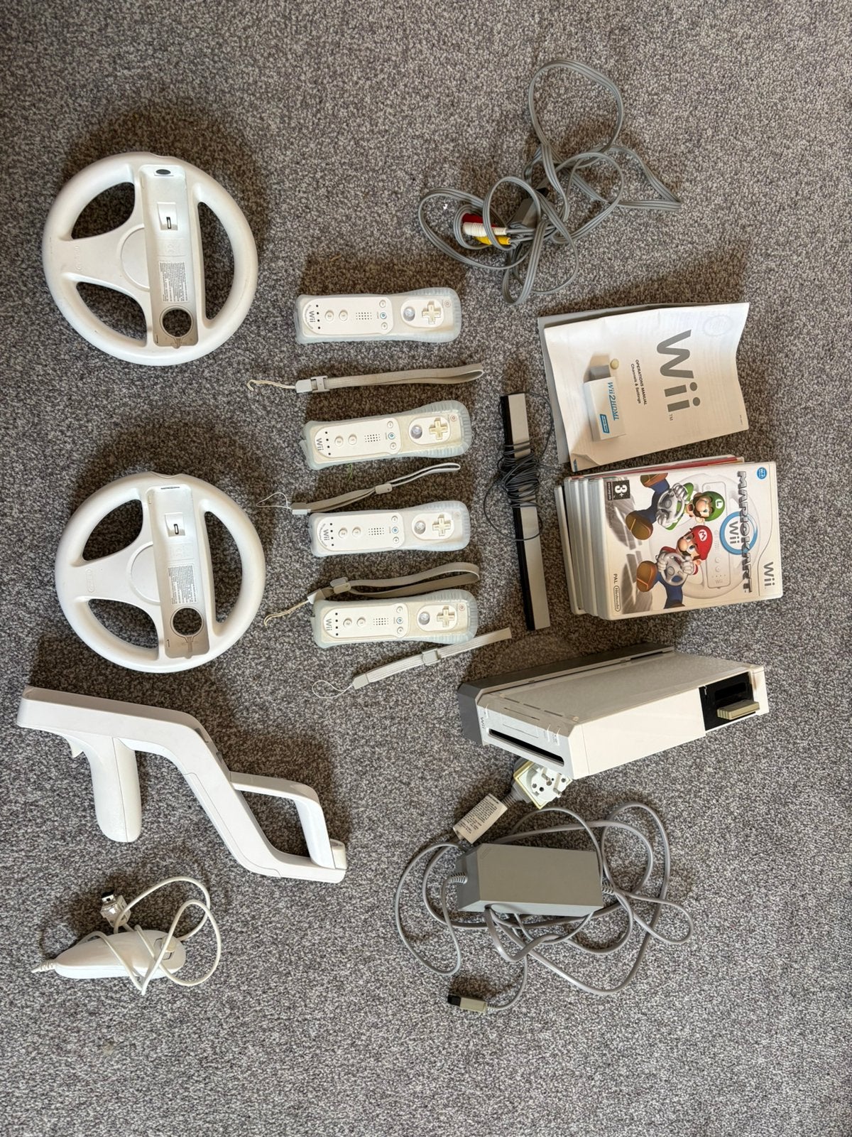 Nintendo Wii, Ophalen, Gebruikt, Met 3 controllers of meer, Met games
