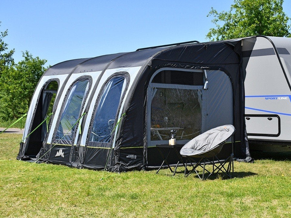 Obelink Monaco 380 easy air voortent voor caravan of camper, Ophalen, Zo goed als nieuw