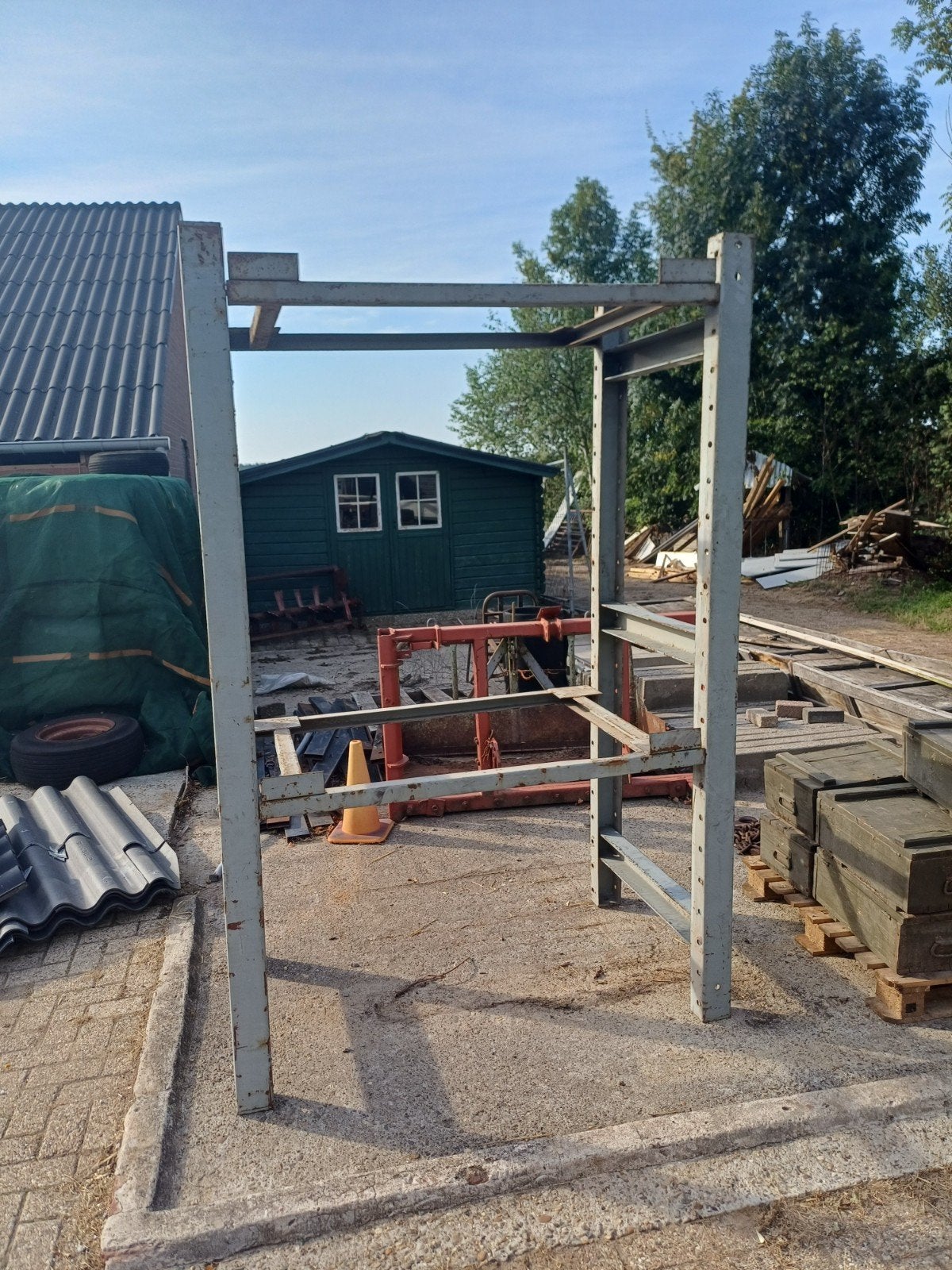 palletstelling 15.5x0.90x2.30, Ophalen