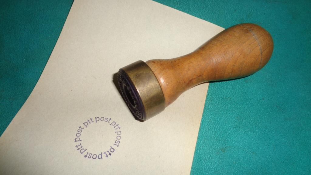 PTT post oude poststempel nr3, Antiek en Kunst, Curiosa en Brocante, Verzenden