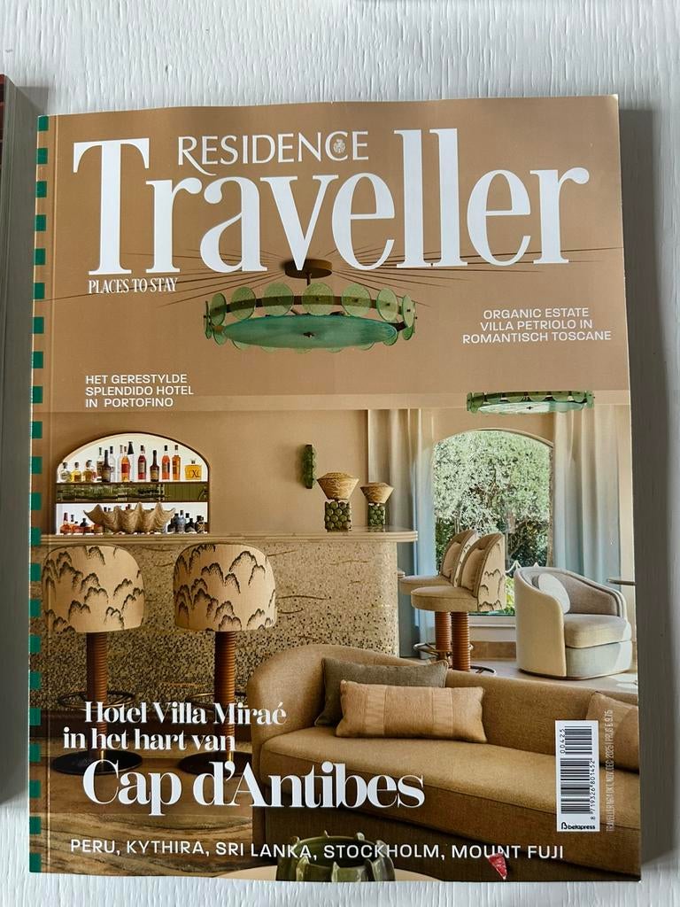 3 nieuwe magazines Residence Traveller en Exclusief Wonen, Ophalen of Verzenden, Nieuw