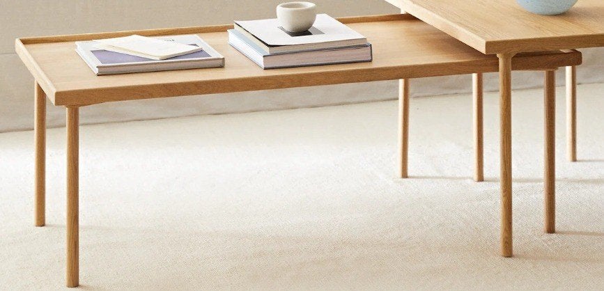 Zara Home Koffietafel bijzet salontafel tafel 07TX HM Home, 100 tot 150 cm, Zo goed als nieuw, Modern, minimalistisch, Overige houtsoorten