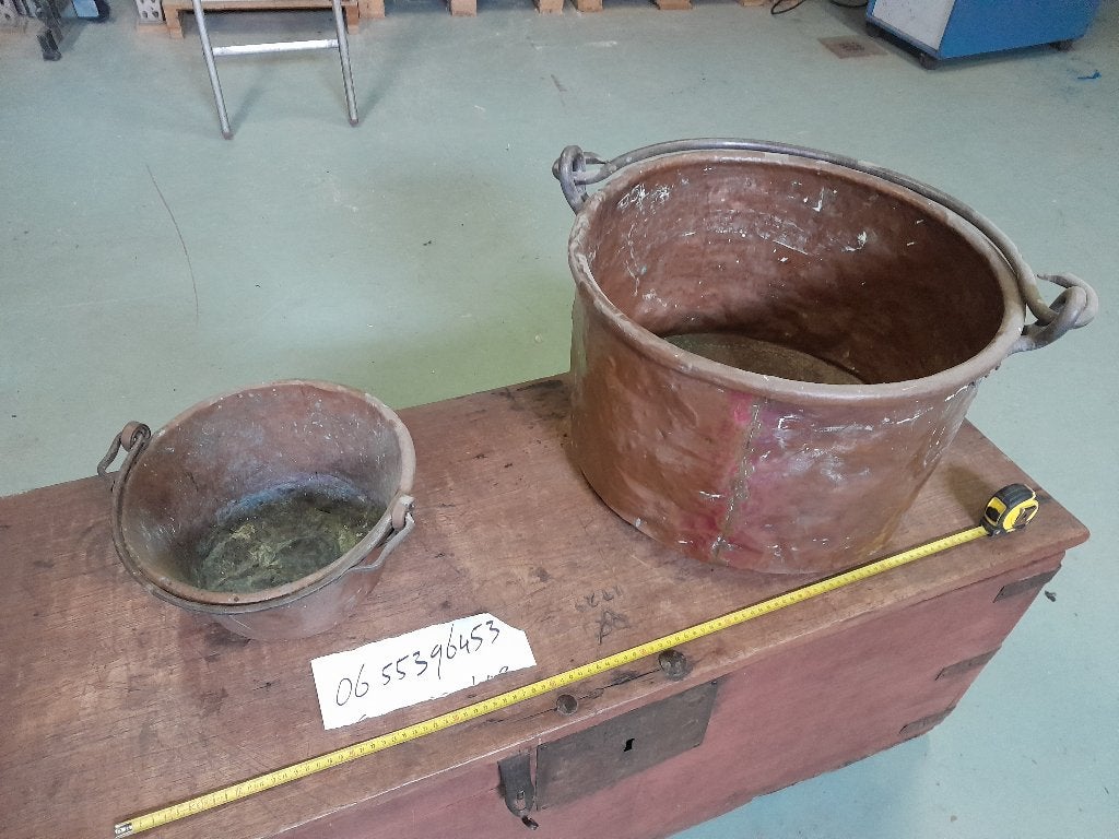 voc kist koperen pot groot en klein, Ophalen