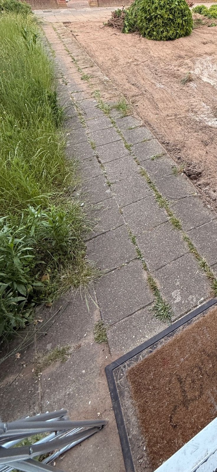 Tegels 30x30 100 stuks ongeveer, Tuin en Terras, Tegels en Klinkers, Ophalen, Zo goed als nieuw, Beton, Terrastegels