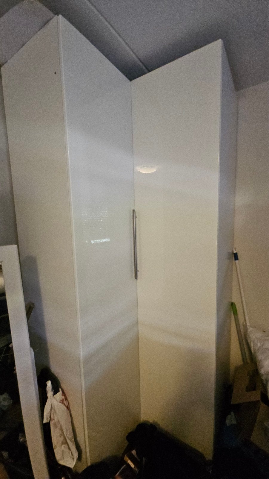Ikea Pax hoekkast element 2m36 hoog, wit, Ophalen, Gebruikt, 100 tot 150 cm, 200 cm of meer