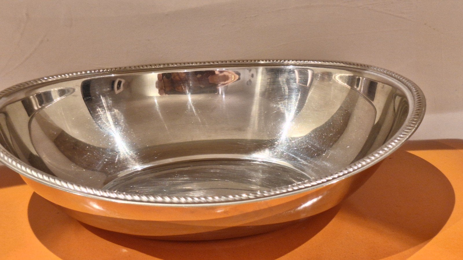 Alessi rvs schaal broodschaal, Overige materialen, Gebruikt, Ophalen of Verzenden, Schaal of Schalen