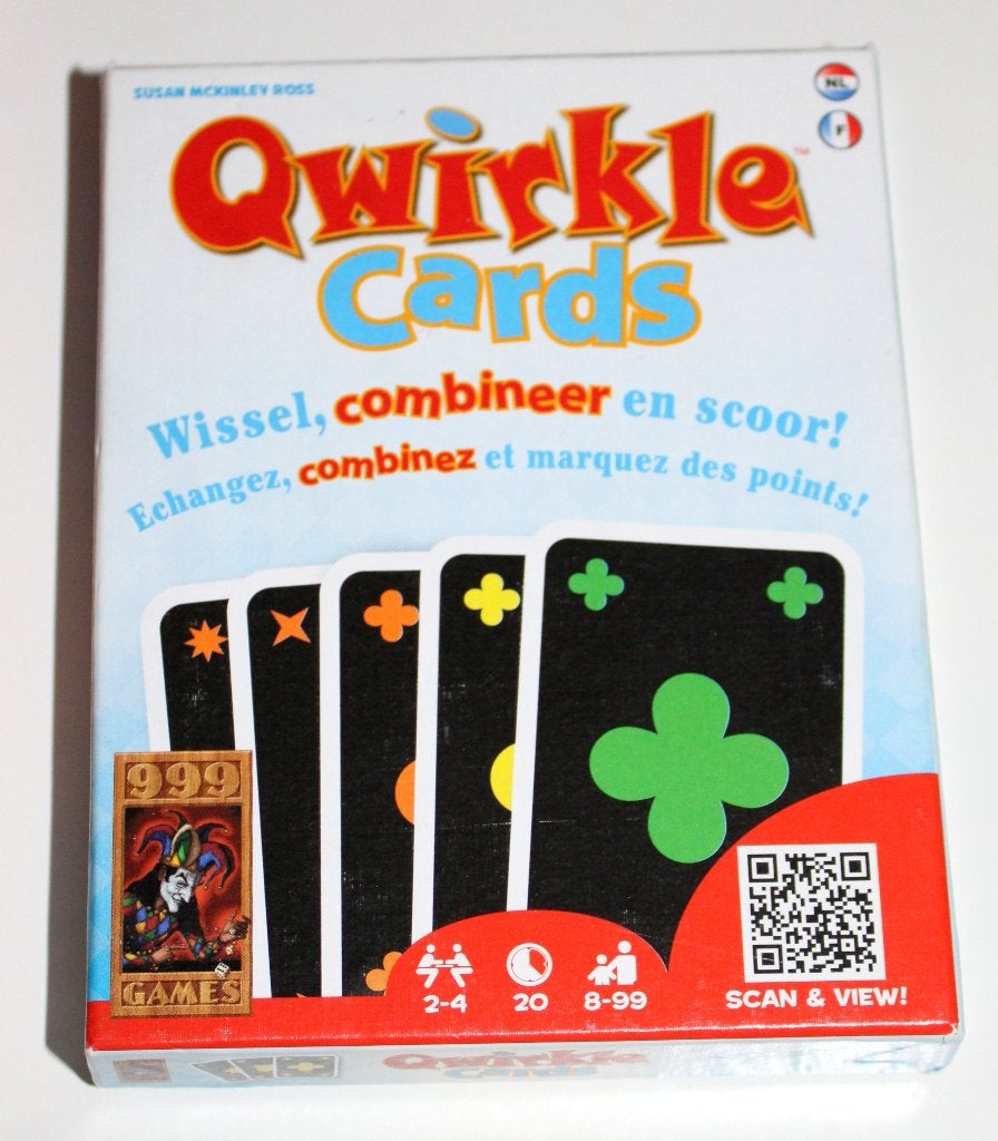 999 Games Qwirkle Cards 2-4 spelers (8+), Ophalen of Verzenden, Nieuw, 999games
