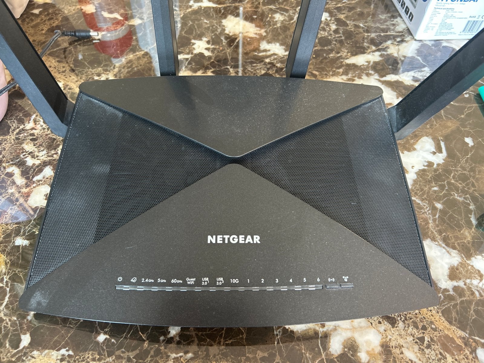 NETGEAR Nighthawk X10 AD7200 Smart WiFi Router R9000, Ophalen, Zo goed als nieuw, Router