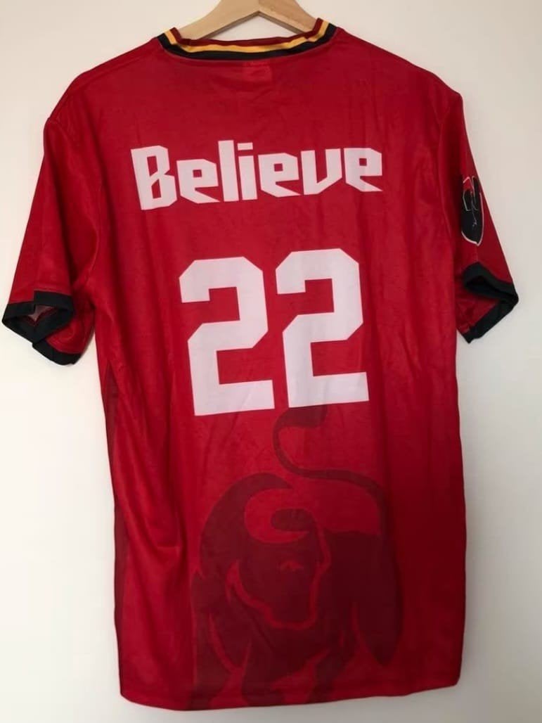 Jupiler 'Believe' Voetbalshirt - Maat L België, Ophalen of Verzenden, Nieuw, Kleding, Jupiler