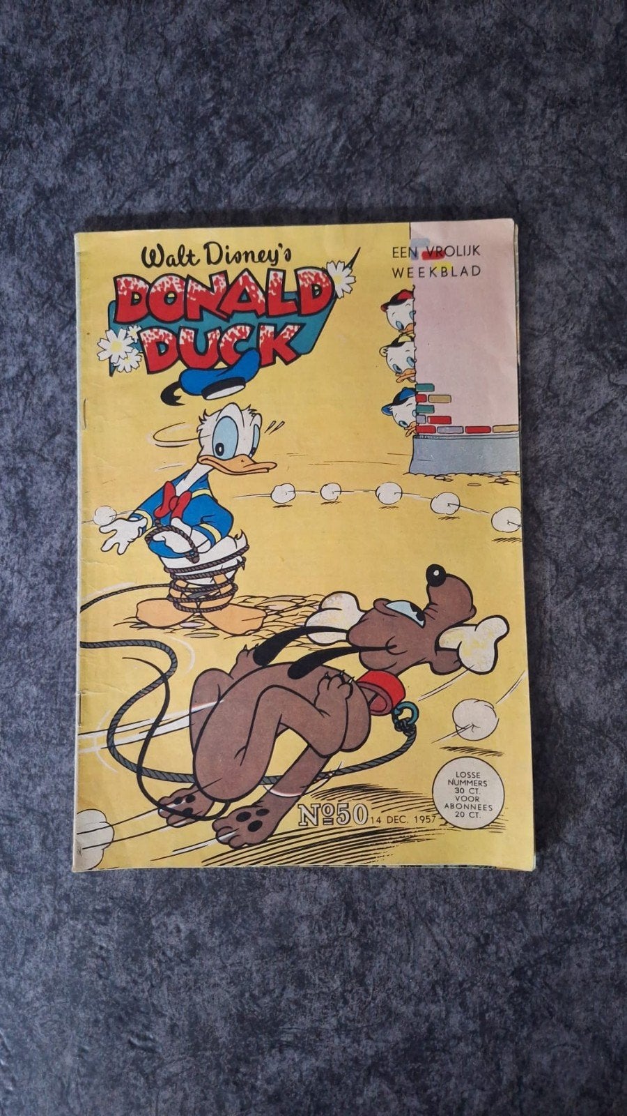 Te koop Donald Duck nr 50 1957, Boeken, Strips | Comics, Gelezen, Eén comic, Europa, Ophalen