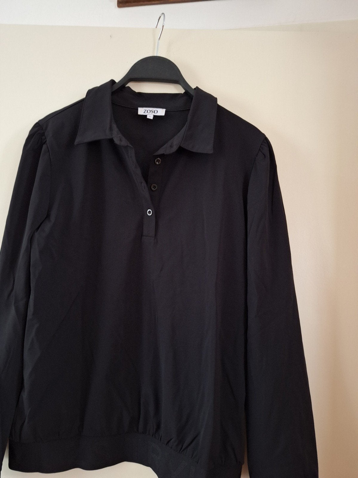 dames bloesje /shirt Zwart  Zoso maat L, Zwart, Maat 42/44 (L), Ophalen of Verzenden, Zo goed als nieuw