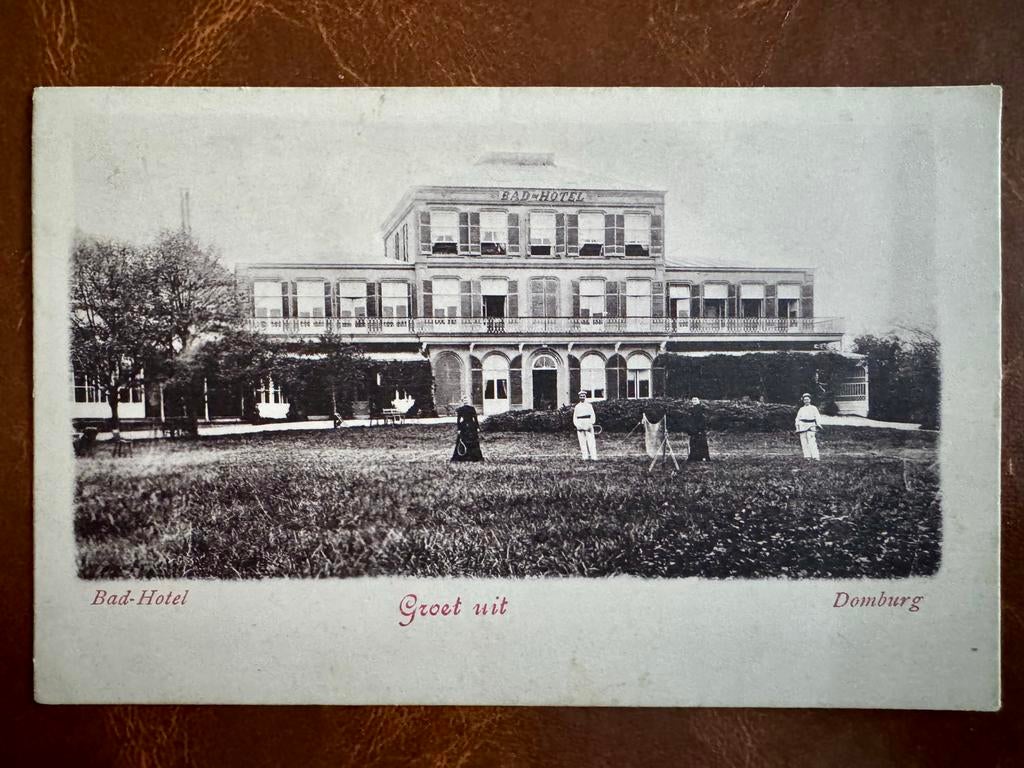 Ansichtkaart Bad-Hotel Domburg, Ophalen of Verzenden, Voor 1920, Ongelopen, Zeeland