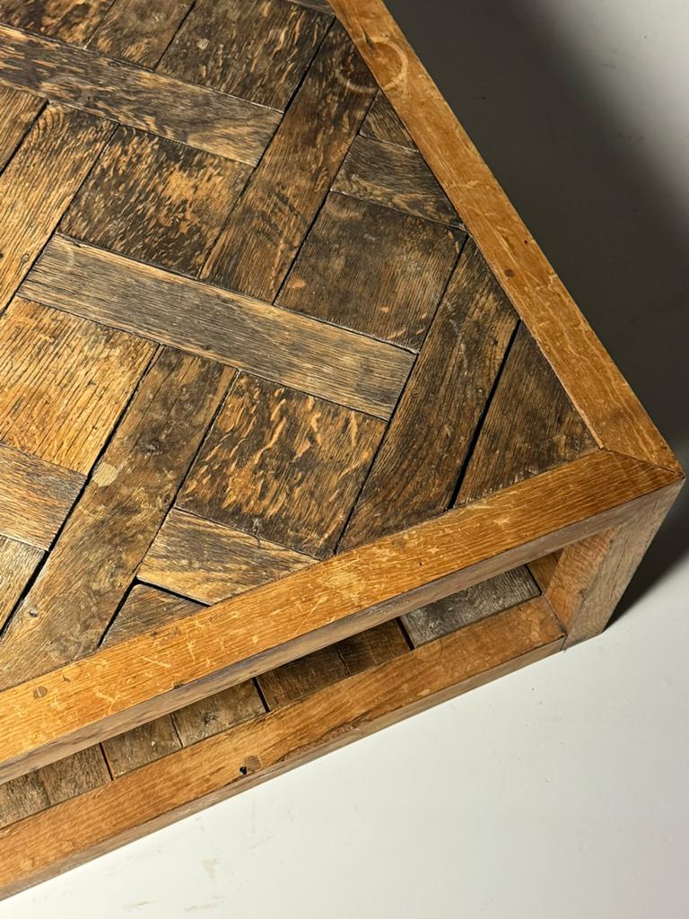 Salontafel vierkant versailles eiken, Antiek en Kunst, Antiek | Meubels | Tafels, Ophalen