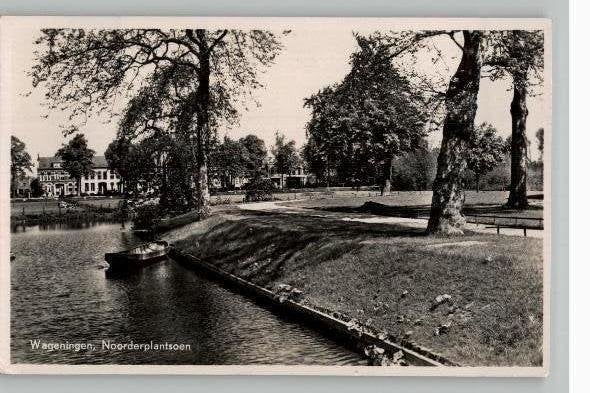 Wageningen Noorderplantsoen st 1953, Verzenden, 1940 tot 1960, Gelopen, Gelderland