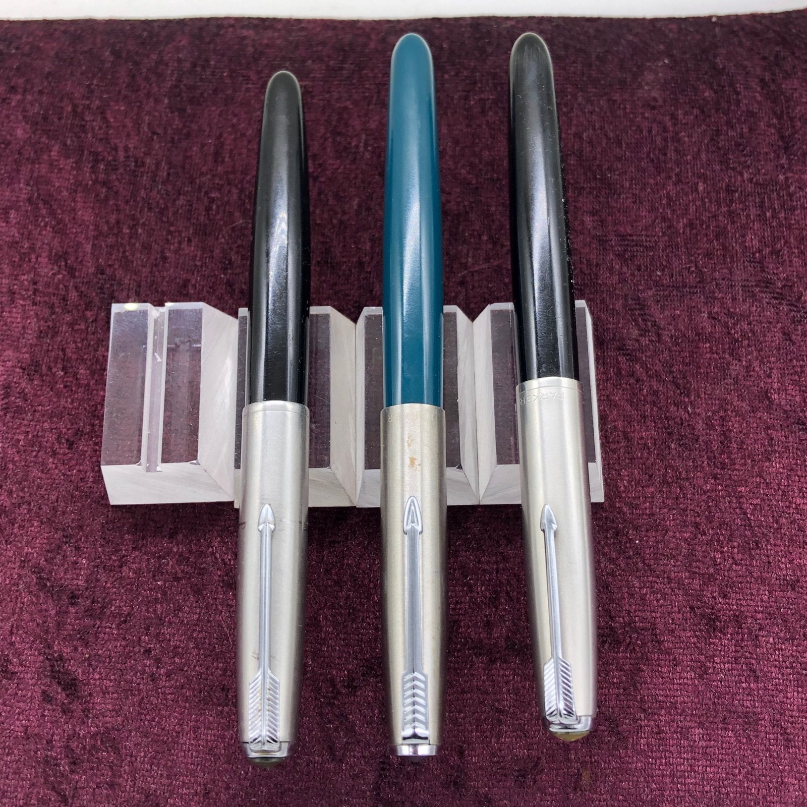 3x Parker 51 Vulpen - Vintage Collectie, Ophalen of Verzenden, Gebruikt, Vulpen, Parker