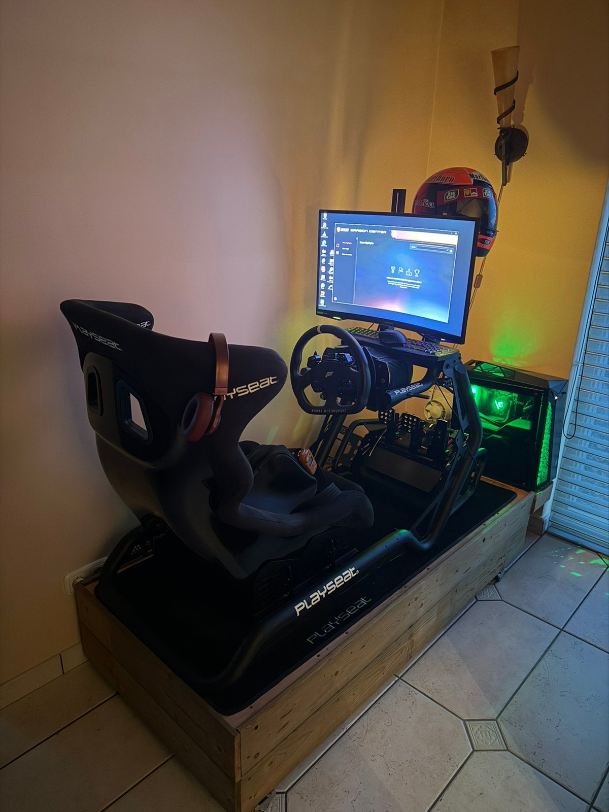 Complete Fanatec Sim Racing Setup met Playseat en PC, Ophalen, Overige merken, Zo goed als nieuw