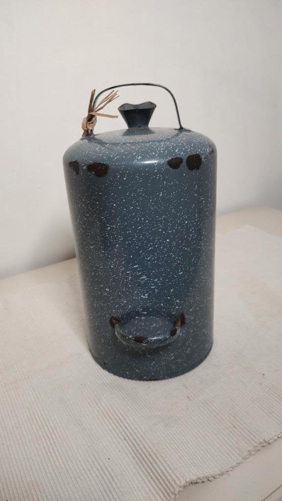 K515 VINTAGE petroleumkan 5 liter gewolkt ESSO, Ophalen of Verzenden