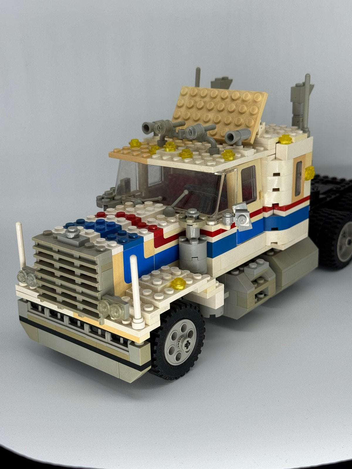 LEGO Model Team 5580 Highway Rig Vrachtwagen met poster, Ophalen of Verzenden, Gebruikt