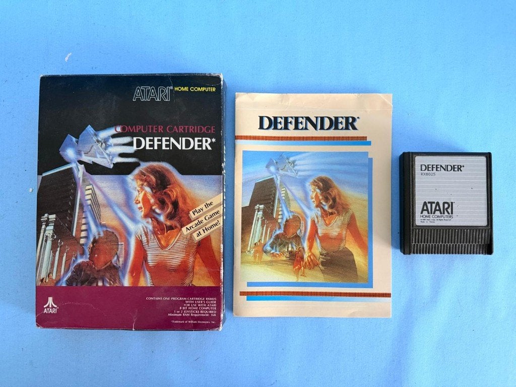 Defender (Atari 400/XL/XE), Spelcomputers en Games, Gebruikt, 1 speler, Racen en Vliegen, Ophalen of Verzenden