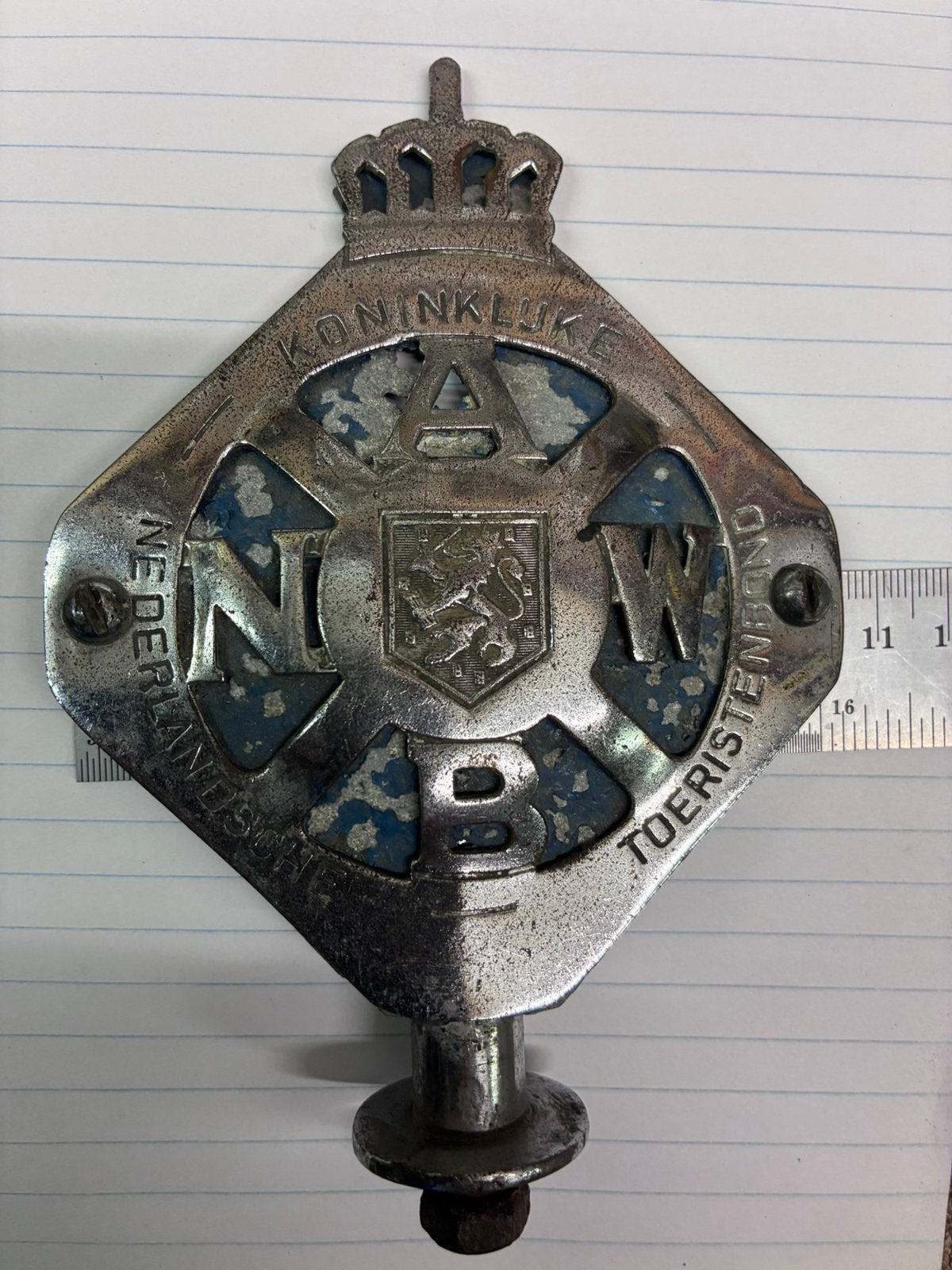 Anwb embleem/schild staand model, Auto-onderdelen, Ophalen of Verzenden, Gebruikt