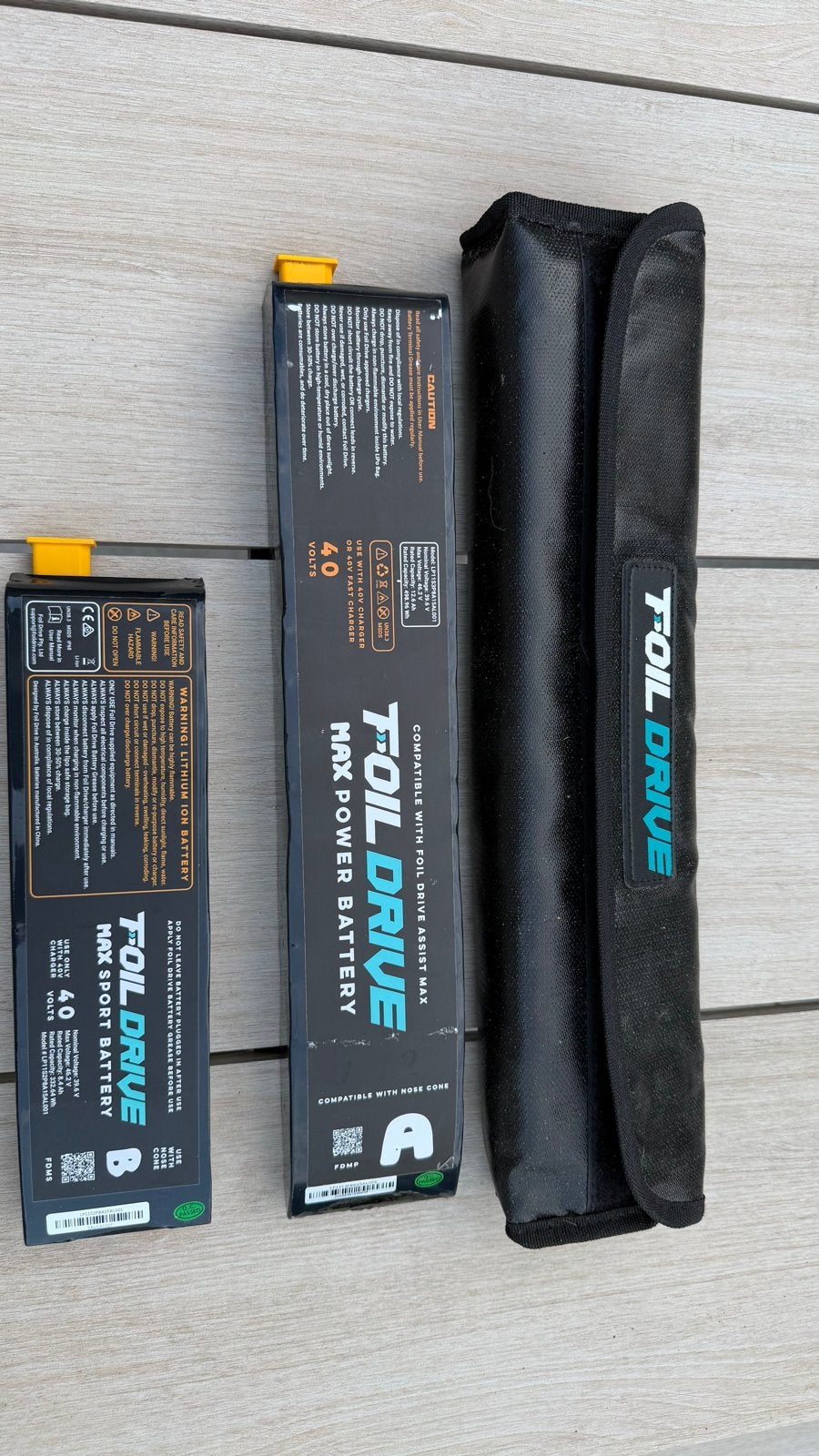 Foil Drive Max Power & Sport Batterij 40V, Ophalen, Fd, Fd, Overige typen