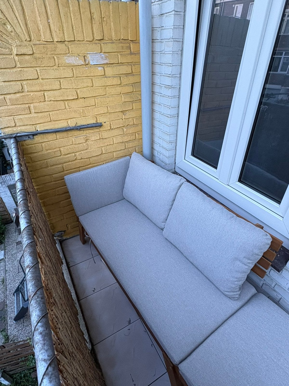 Tuin/ balkon bank (niet gebruikt), Ophalen, Nieuw, Hout