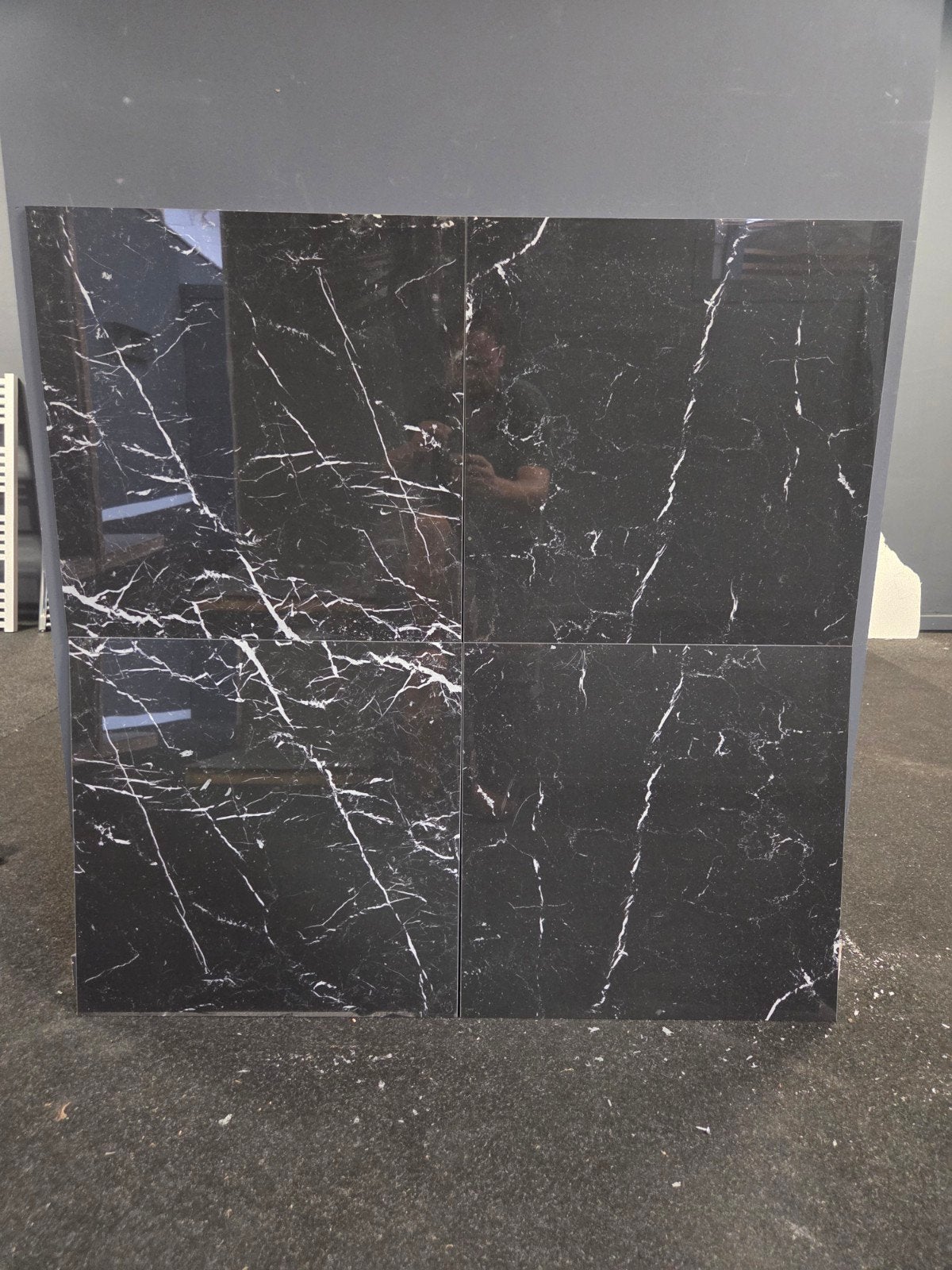 Restpartij Tegels Marazzi Allmarble black, Ophalen, 60 cm of meer, Nieuw, Minder dan 5 m²