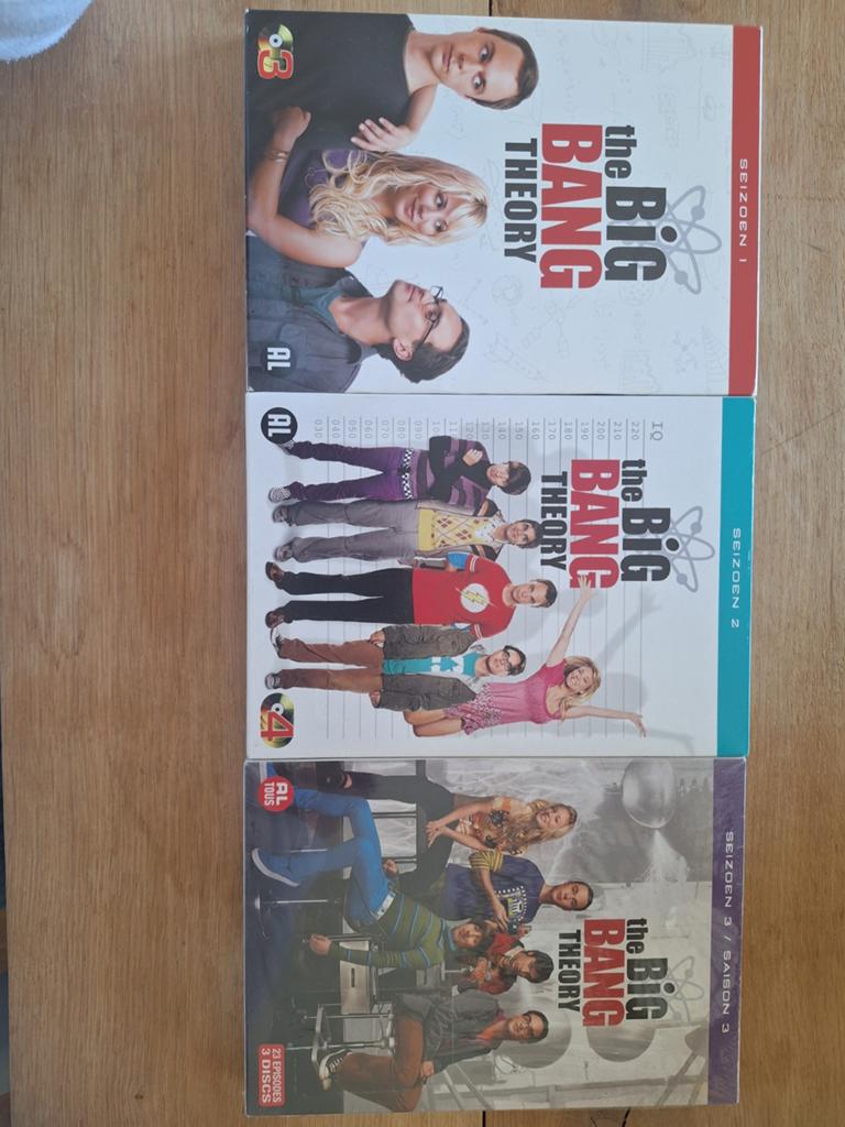 The Big Bang Theory seizoen 1, 2 en 3, Cd's en Dvd's, Dvd's | Tv en Series, Vanaf 12 jaar, Ophalen of Verzenden, Zo goed als nieuw
