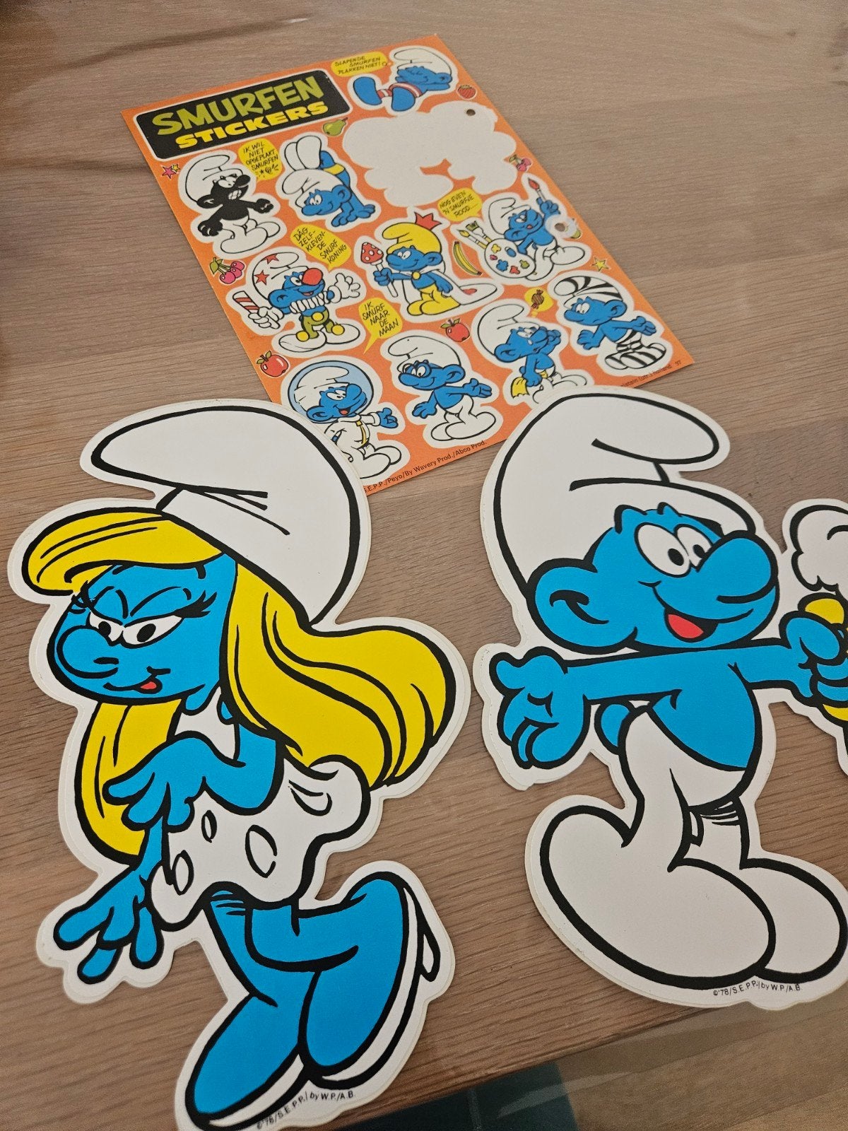 De Smurfen stickers, Ophalen of Verzenden, Zo goed als nieuw, Verschillende Smurfen, Overige typen