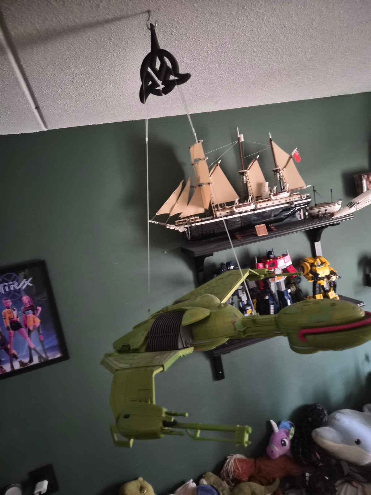 Playmobil star trek  klingon bird of prey compleet, Kinderen en Baby's, Ophalen of Verzenden, Zo goed als nieuw