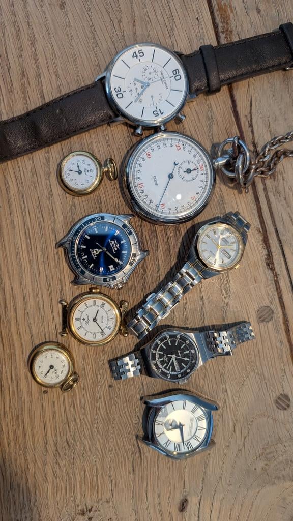 Lot met diverse horloges., Ophalen of Verzenden, Overige materialen, Overige merken