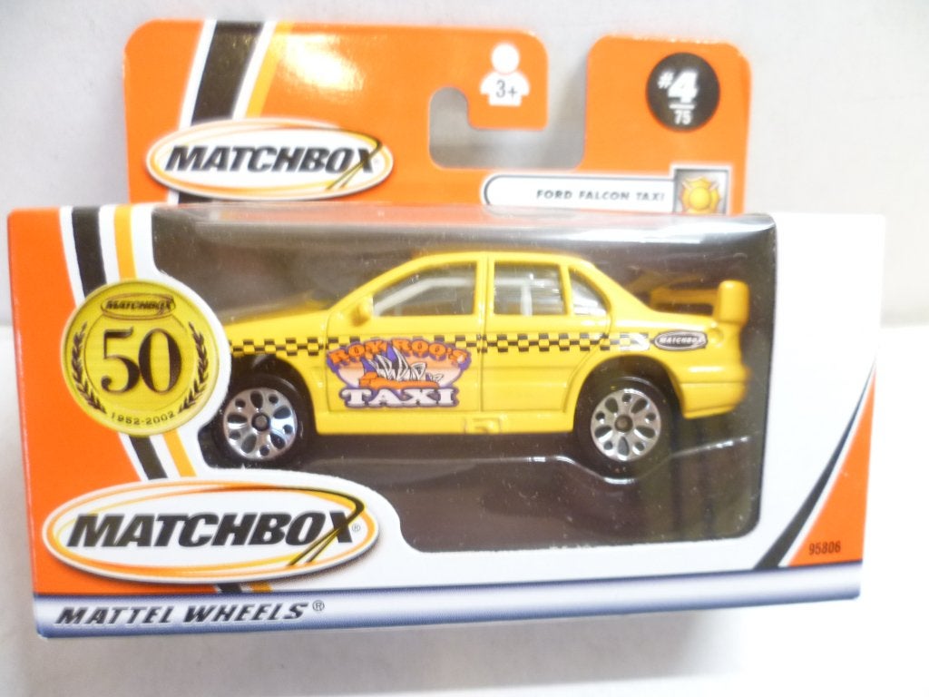 Matchbox 95806 Ford Falcon Taxi " 50" 1952-2002 modelauto., Ophalen of Verzenden, Nieuw, Auto